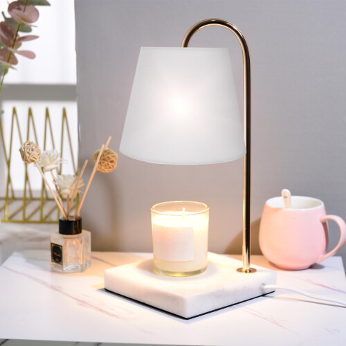 White Cloth Barrel Lamp Shade for Table Lamps 2
