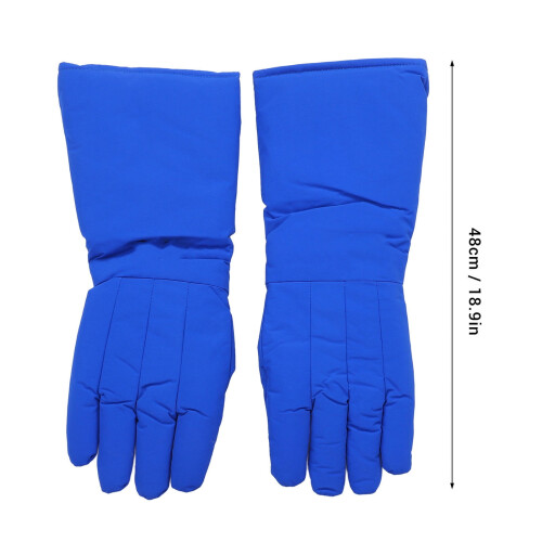 48 cm LN2 Cryogenic Gloves – 4‑Layer, Low‑Temperature Resistant, Waterproof, Extended Coverage for Liquid Nitrogen & Cold Storage 2
