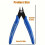 2-Pack 6" Precision Flush Cutters, Spring-Loaded Side Cutting Pliers, compatible with Sharp Diagonal Cutters 3