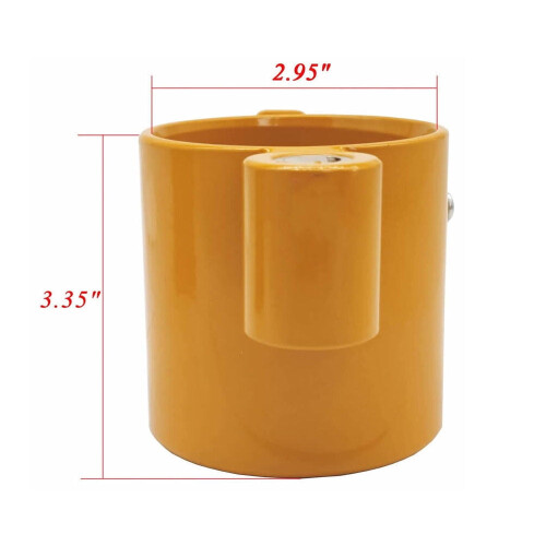 King Pin Lock Solid Steel Anti-Theft with Yellow Tag 2 Keys 1