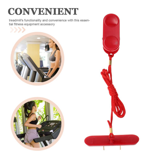 Treadmill Safety Key Replacement for Running Machine Safety Switch 1Pcs Red Plastic 2