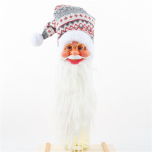 2026 New Arrival Wine Bottle Covers Christmas Supplies Bottle Set Santa Claus Head Red Wine Cover Case Bag Gift