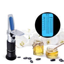 3 in 1 Honey Refractometer 58~90% Hand Held ATC for Honey Moisture and Baume Tester for Honey Moisture and Baume,Operation is Simple