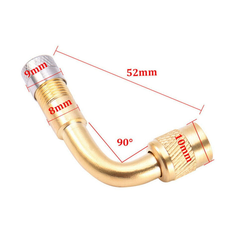 90 Degree Automobile Motorcycle For Cooper Air Tyre Valve Extension Stem Adapter 9193271214977