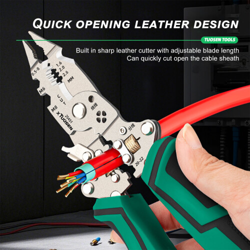 16-in-1 Electric Wire Stripper with Voltage Tester 1