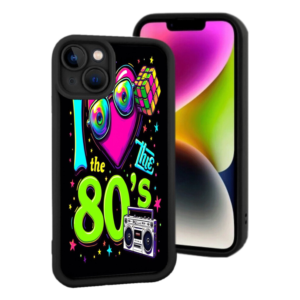 Iphone 15 Case Retro Heart And Boombox Design 9341593022583
