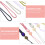 unbranded 5 Pcs Short Lanyard Woven Strap -lost 2