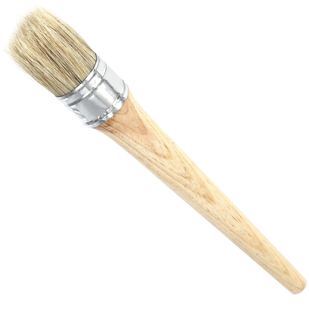 Wax Brush Natural Bristles For Furniture Painting 9558830627535