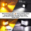 LED Strobe Pods Flood/Spot Combo 36W Amber/White 5