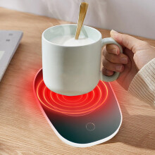 55 Coffee Mug Warmer Thermal Cup Pad Electric Heated Mat Auto Constant Temperature Drink Warmer For Desk Office Home Christmas Gift