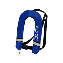 Adult inflatable kayak PFD vest for boating, fishing,