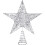 Christmas Tree Topper Star Silver 10 Inches 1