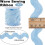 10Yards1.34" Jumbo Rick Rack Trim, Κίτρινη Ζιγκ Ζαγκ Υφαντή Κορδέλα για DIY, Γάμο, Χριστούγεννα – 7