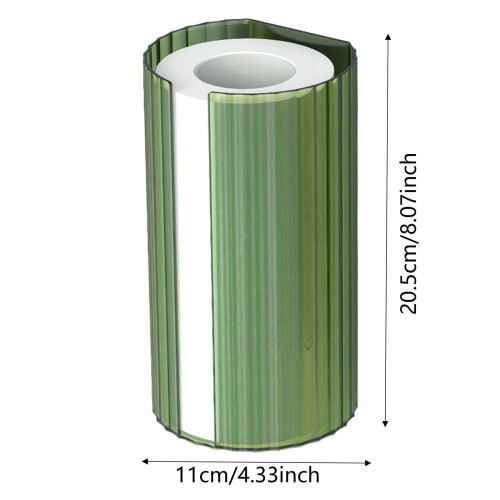 Space Saving Wall Mount Paper Towel Dispenser Holder for Kitchen and Bathroom PET Material -Functional Storage Solution Without Drilling 2