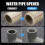 Integrated Pipe Thread Cutting Tool for Internal/External Threads, 1/2" PVC Pipe Threader Kit Compatible with Electric Drill 4