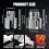 Integrated Pipe Thread Cutting Tool for Internal/External Threads, 1/2" PVC Pipe Threader Kit Compatible with Electric Drill 6