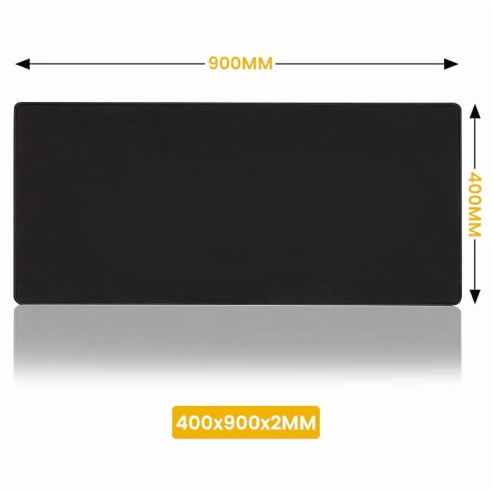 Xxl Mouse Pad Mousepad Gamer Lager Computer Pc Desk Mat 900X400 Keyboard Anime Office Carpet Playmat Kawaii Extended Rug Black 9448483450393