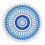 Microfiber Round Beach Towel Geometric Print 150cm 1