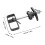 Metal Barn Door Handle Lock Set with Key 2