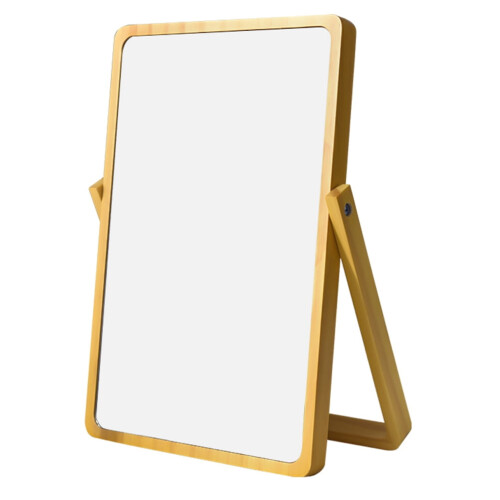 Solid Wood Dressing Mirror Bedroom Travel 25.6x19x2 cm
