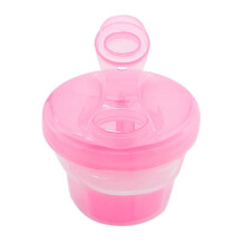 Portable Snack and Formula Storage Container with Divider