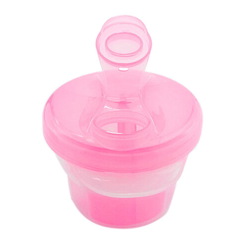 Portable baby bottle snack and formula storage container