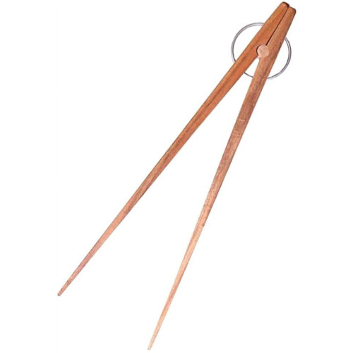 Λαβίδα για τοστ ξύλου Μακριές ξύλινες λαβίδες μαγειρέματος Λαβίδα κουζίνας