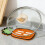 AuroraX Pineapple-Shaped Pot Lid Holder Orange Plastic 1