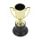 12Pcs Mini Gold Trophies, Lightweight Plastic 12