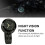 PC21S 7/8'' Handlebar Quartz Watch Black 22-25mm 1