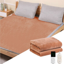 Couverture chauffante Xoxingysm, 81 x 152 cm, flanelle douce, 4 minuteries + 6 niveaux de chaleur, cadeau chaleureux pour grand-mère – Compatible