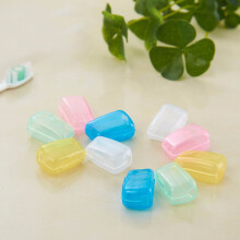 10 PCS Portable Toothbrush Containers Travel Toothbrush Cap Cover Tooth Brush CapsConvenient for Travel, Home, Office and Hotel Use