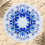 Microfiber Round Beach Towel Geometric Print 150cm 2