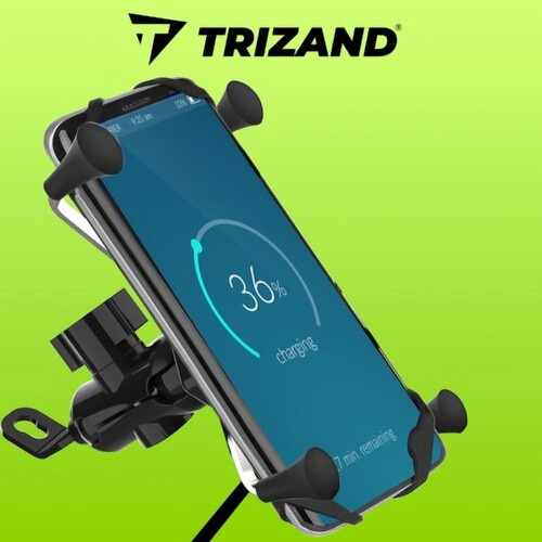Motorcycle Phone Charger Holder Handlebar Mount 1
