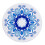 Microfiber Round Beach Towel Geometric Print 150cm 6