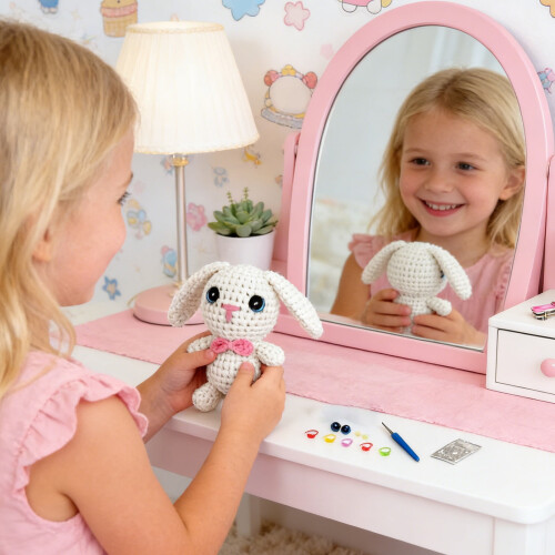 Crochet Stuffed Animal Kit with Hooks, Yarn, and Pattern 2