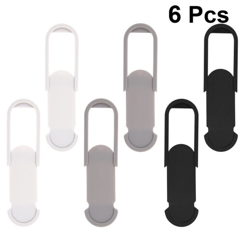 6Pcs Webcam Cover for Privacy-Conscious Individuals ABS Design