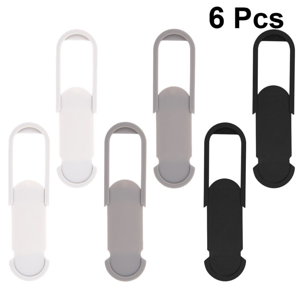 6Pcs Webcam Cover For Privacy-Conscious Individuals Abs Design 9152228716193