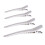 Duckbill Hair Clips Silver 80 Pcs 4