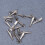 Duckbill Hair Clips Silver 80 Pcs 6