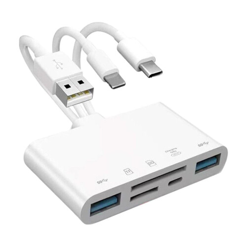 Multifunctional Card Reader Plug And Play Supports SD Card High Speed Reading 2TB 2