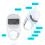 Clip-On Walking Pedometer 210mAh CR2032 ABS White 4