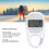 Clip-On Walking Pedometer 210mAh CR2032 ABS White 3