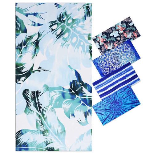Beach Towel Microfiber Water Absorption Adult 1 Pack
