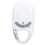 Clip-On Walking Pedometer 210mAh CR2032 ABS White 9