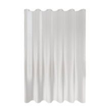 Doublure de rideau de douche transparente, ensemble de rideaux de douche avec crochets, doublure hydrofuge, 180 x 200 cm
