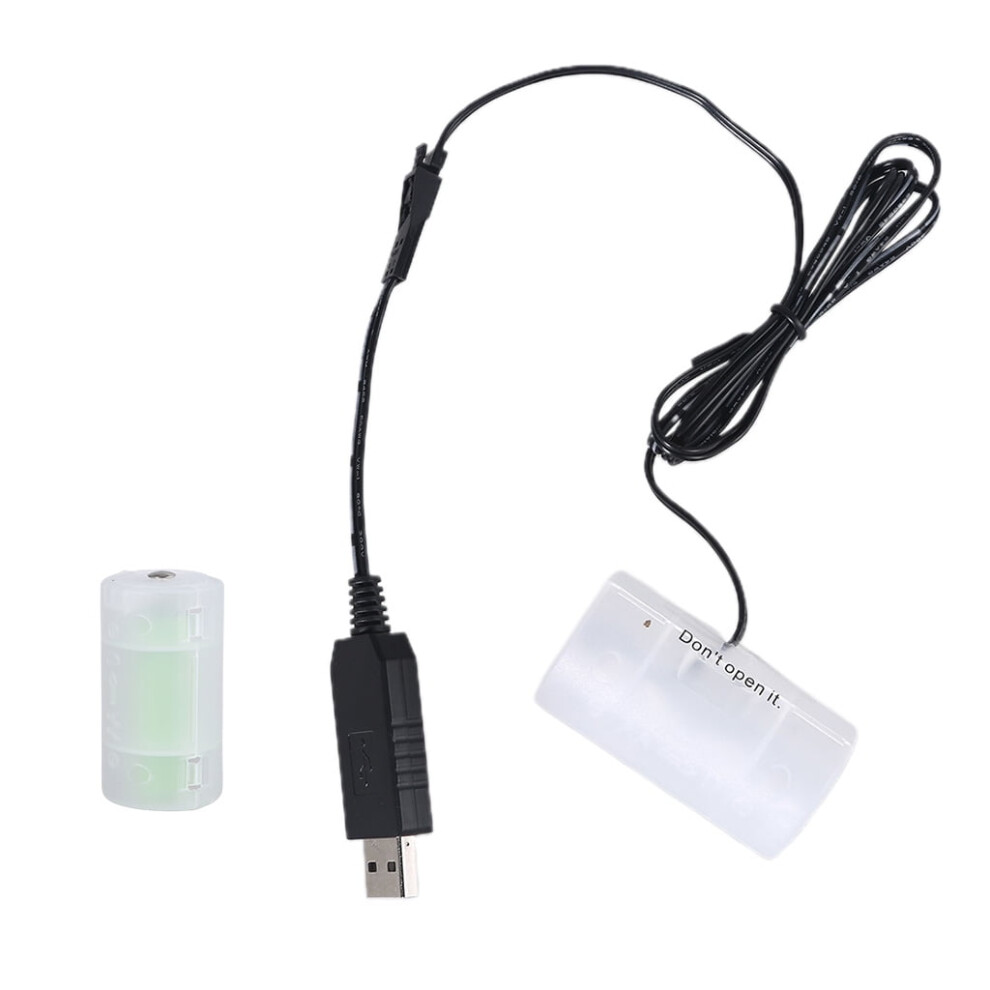 1.1M Usb To 1.5V 3V 4.5V 6V D Cell Eliminator Can Replace 1-4Pcs 1.5V D Alkaline Batteries For Lamp Toy 974856442867