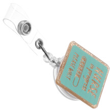 Swivel Alligator Clip Retractable Disabled Badge Holder for Car Badges Nurse Student