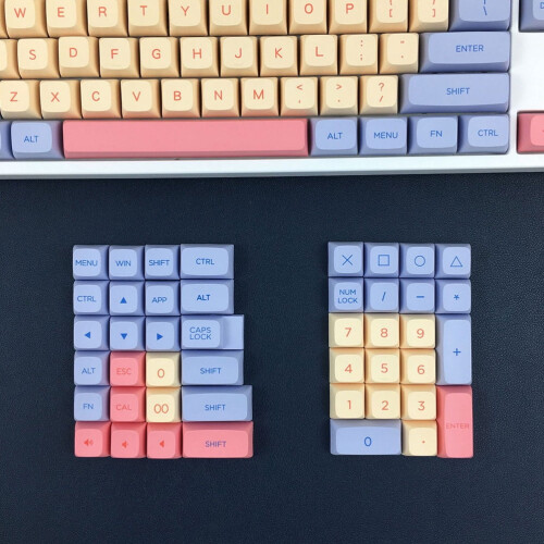 PBT Keycaps Cute Design Mechanical Keyboard 132 pcs 2