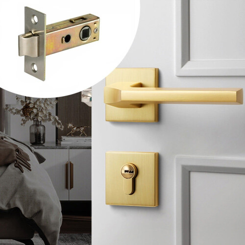 Ana Tubular Latch30/35/40/45mm Ψευδαργυρωτή Πόρτα με Επίπεδη Θωράκιση από Κράμα Ψευδαργύρου, 2
